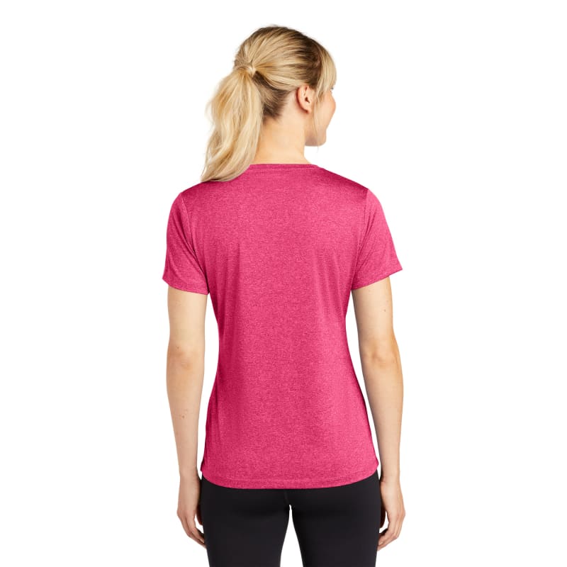 Sport-Tek Women's Heather Contender Scoop Neck Tee. 55