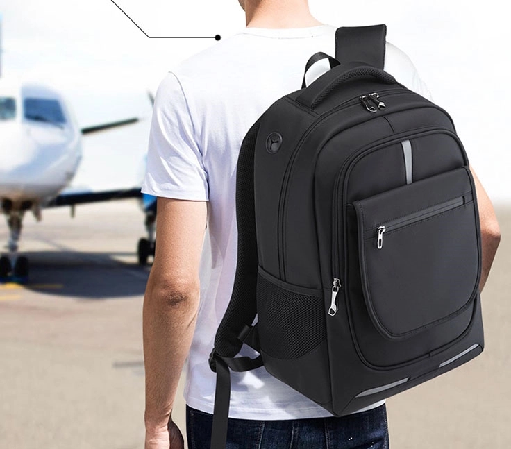 Waterproof Leisure Laptop Bags Decompression With USB Port 2
