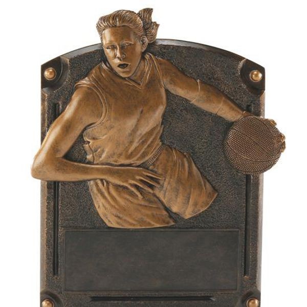 8" Female Basketball Legends of Fame Resin 2