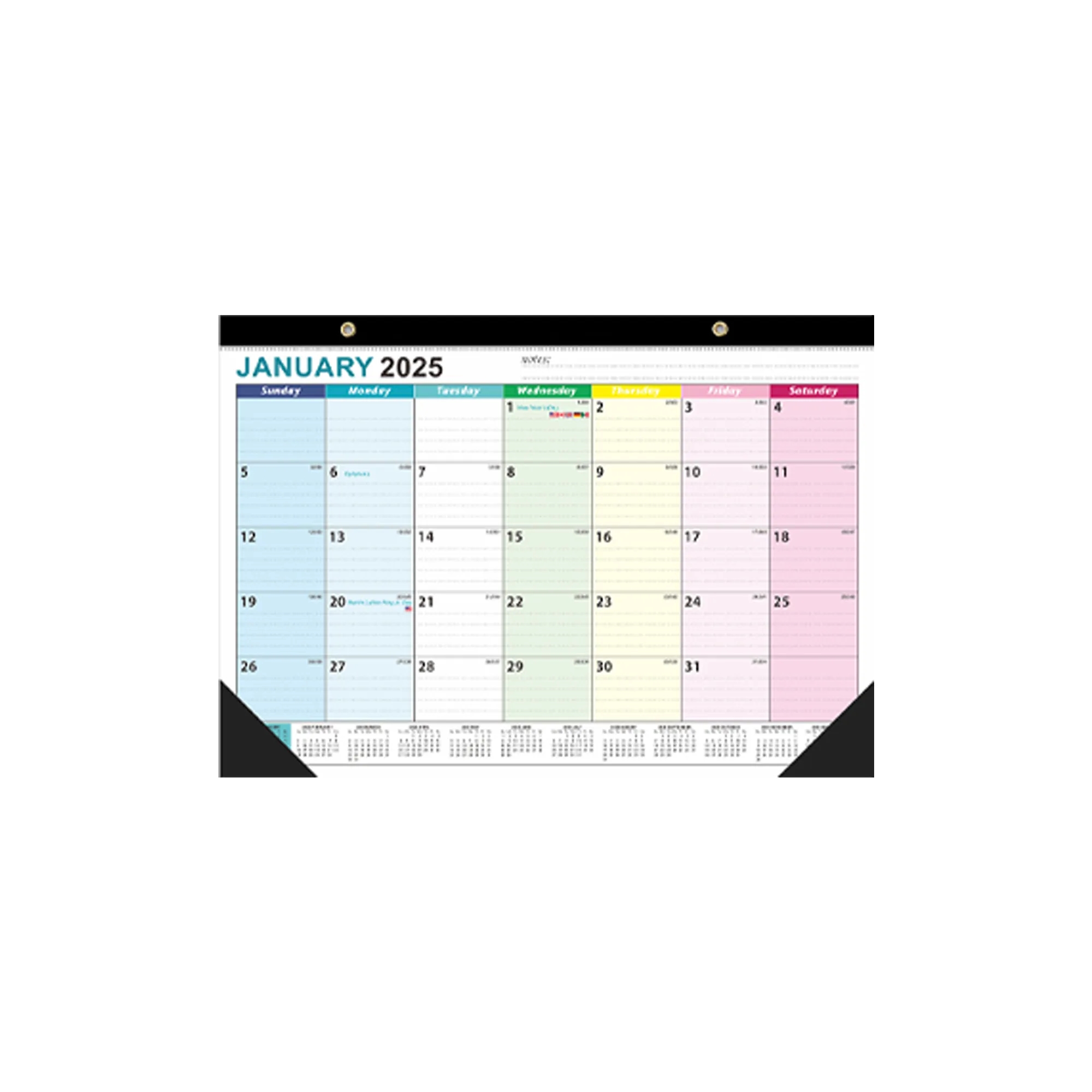 2025 Dynamic Countdown Wall Calendar 12" x 16.9" 8