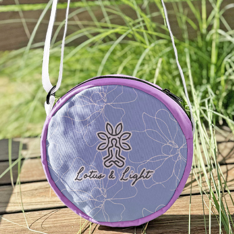 Rhythm Round Full Color Crossbody Bag - Made in the USA 13