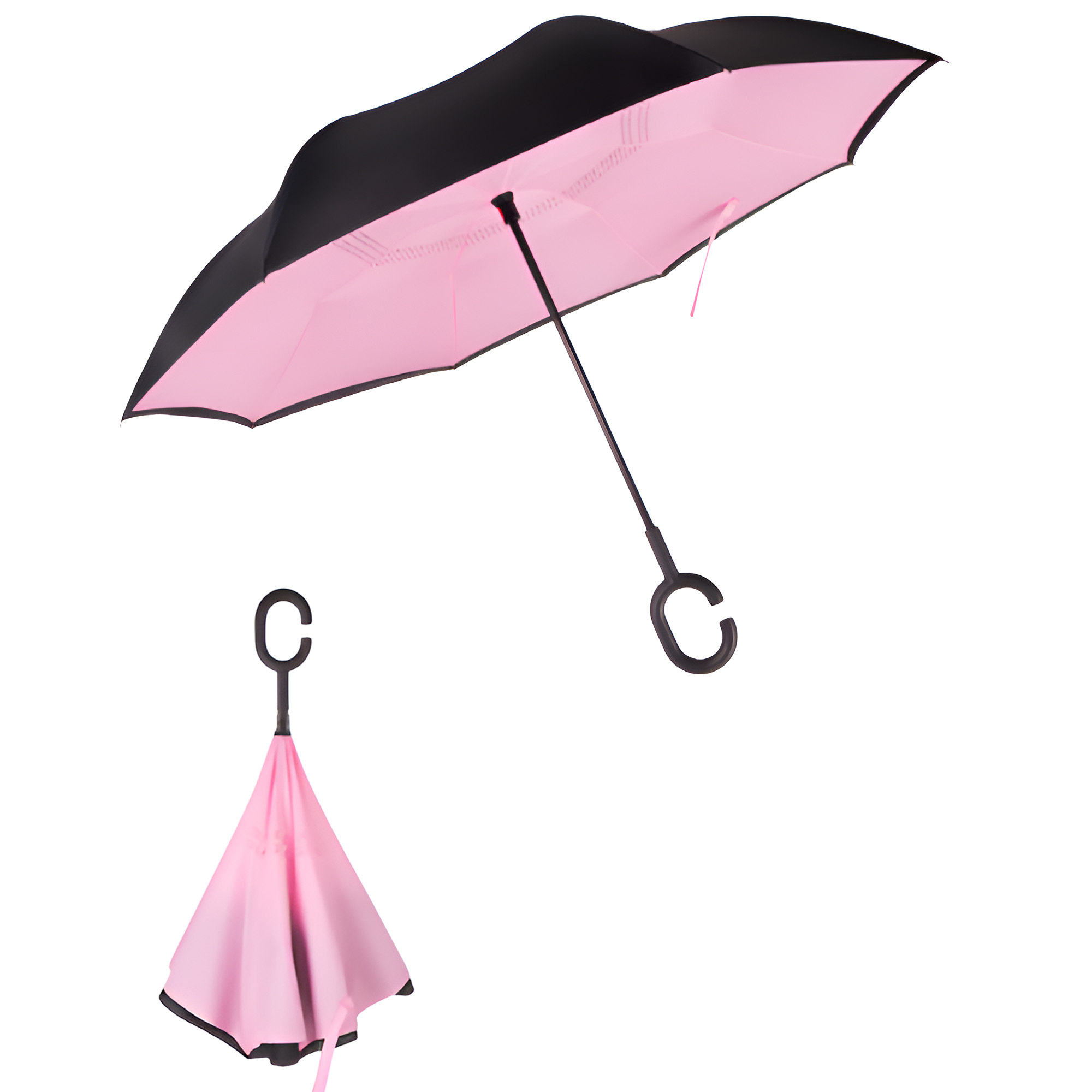 MOQ 30 PCS Convenient Hands Free Inverted Umbrella 12