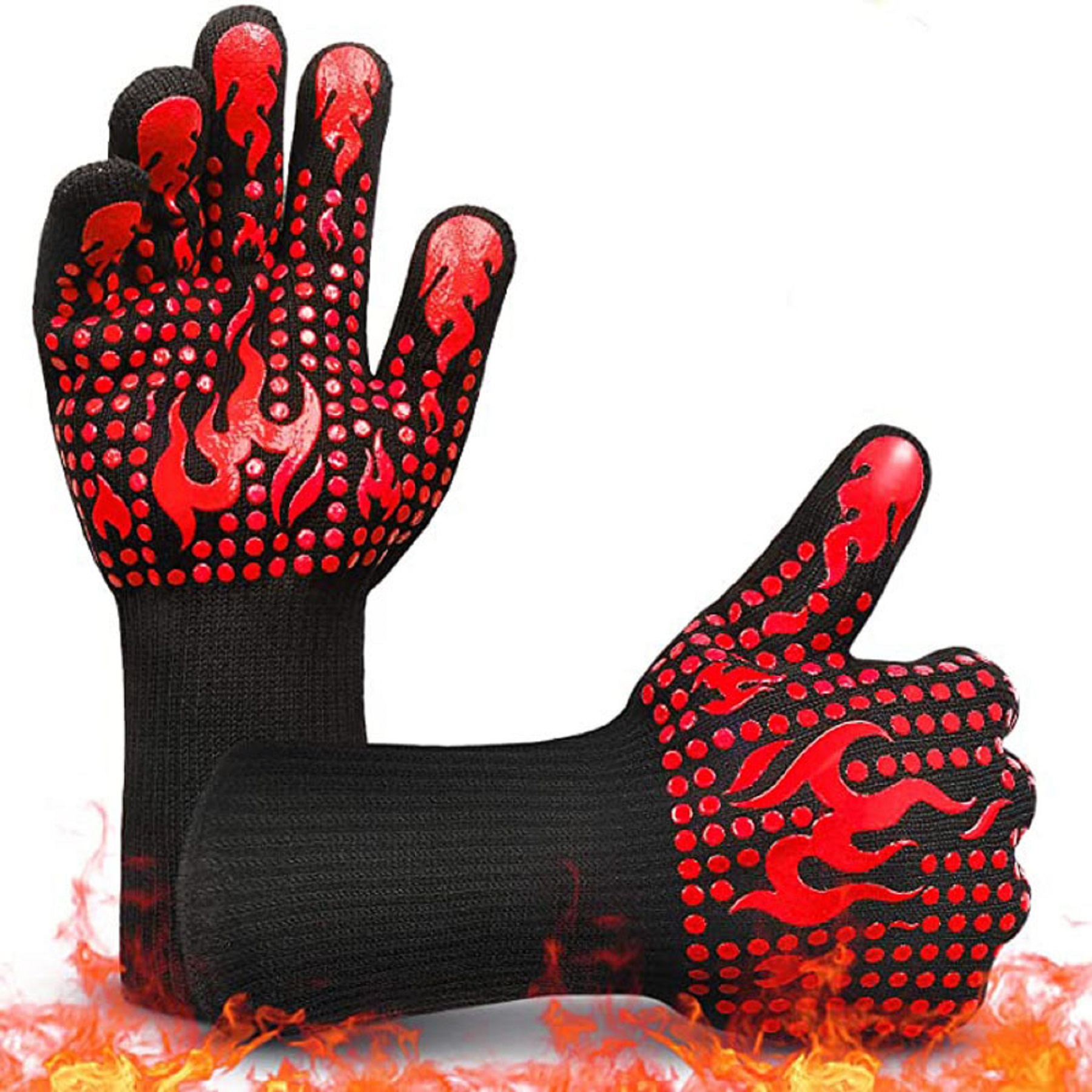 1472 ? High Temp Resistance Fireproof Glove for Grilling Barbecue 10