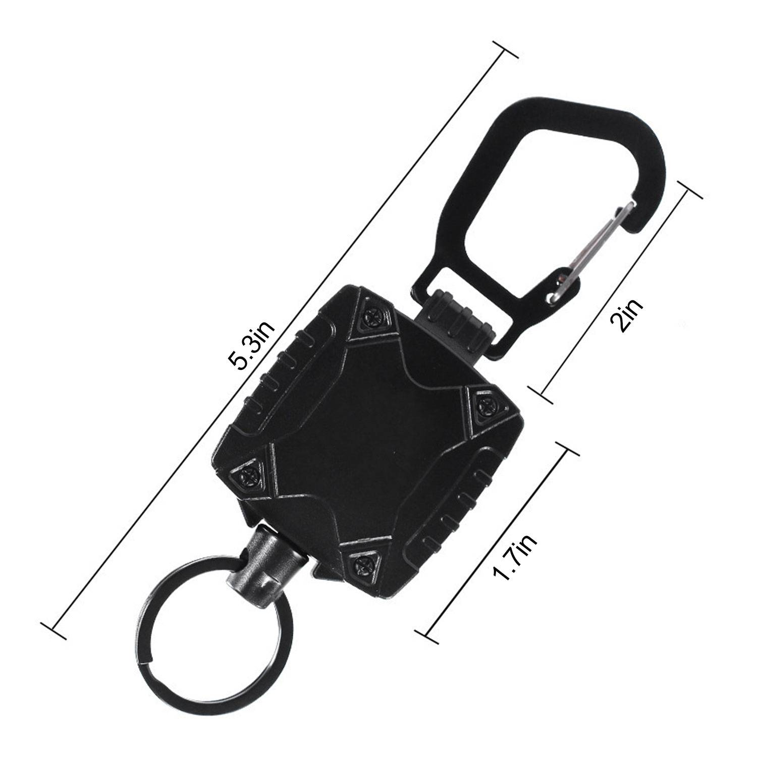 Retractable Wire Cord Keychain 5