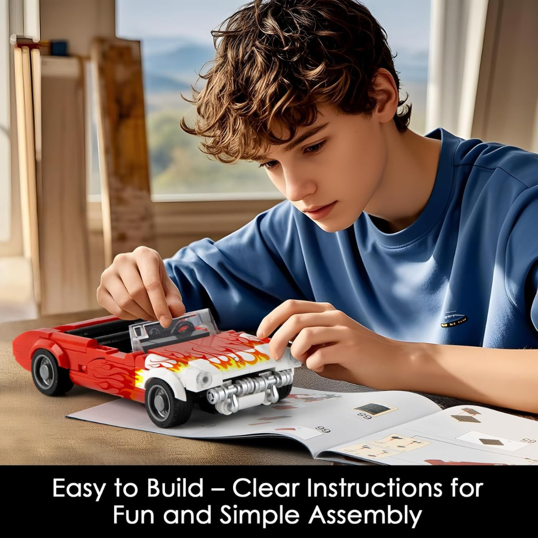 Buildifull Blocks Set - Vintage Race Car 3