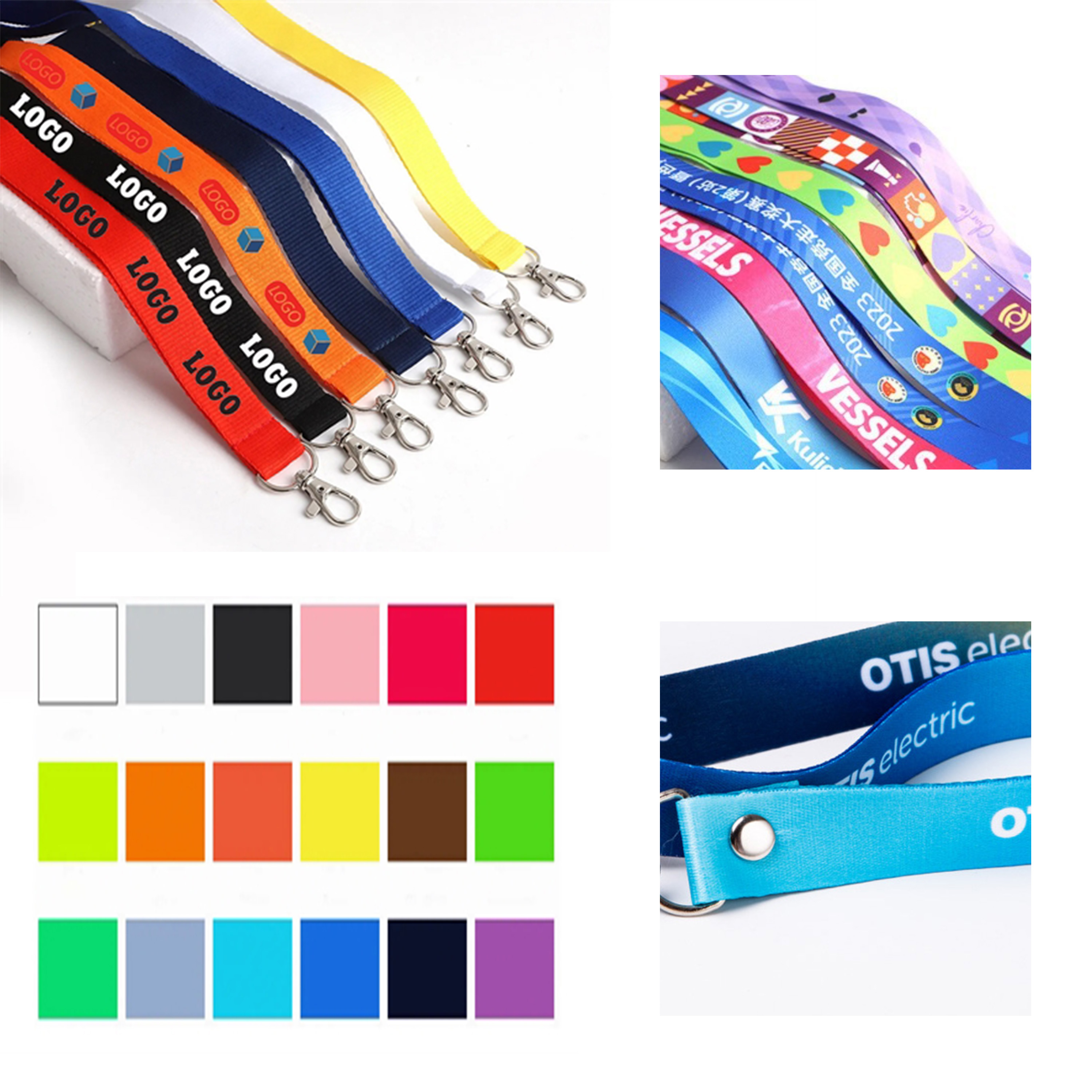 Durable Full Color Polyester Neck Lanyard 2
