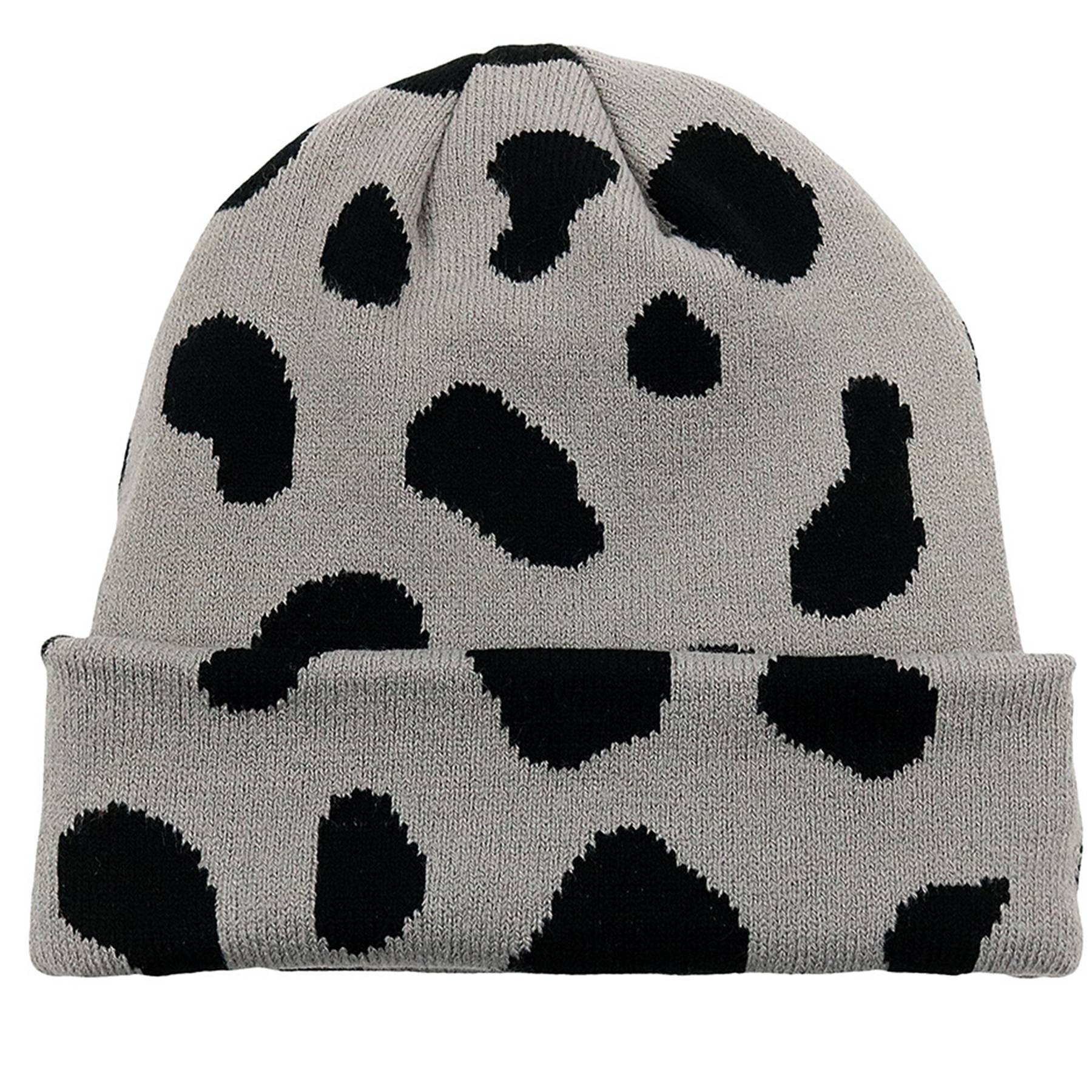 Spotted Knit Cap Cow Stripes Beanie 5