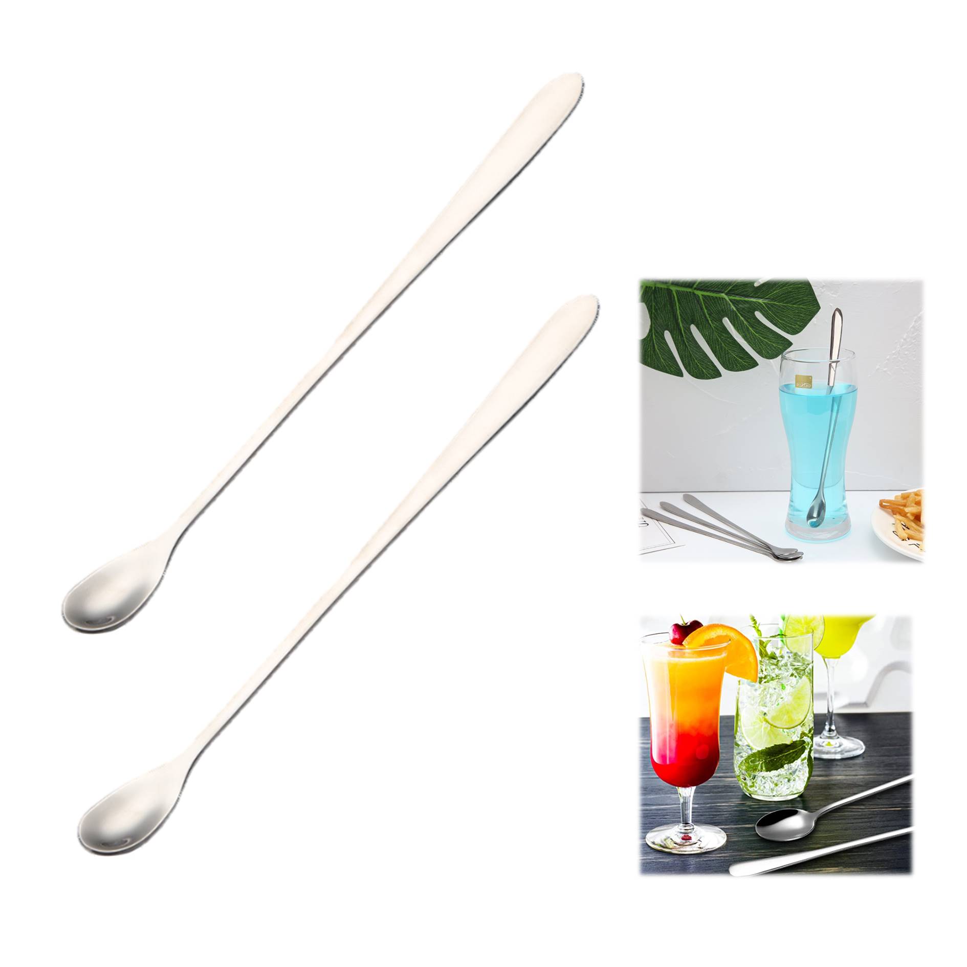 Stainless Steel Cocktail Spoon 3