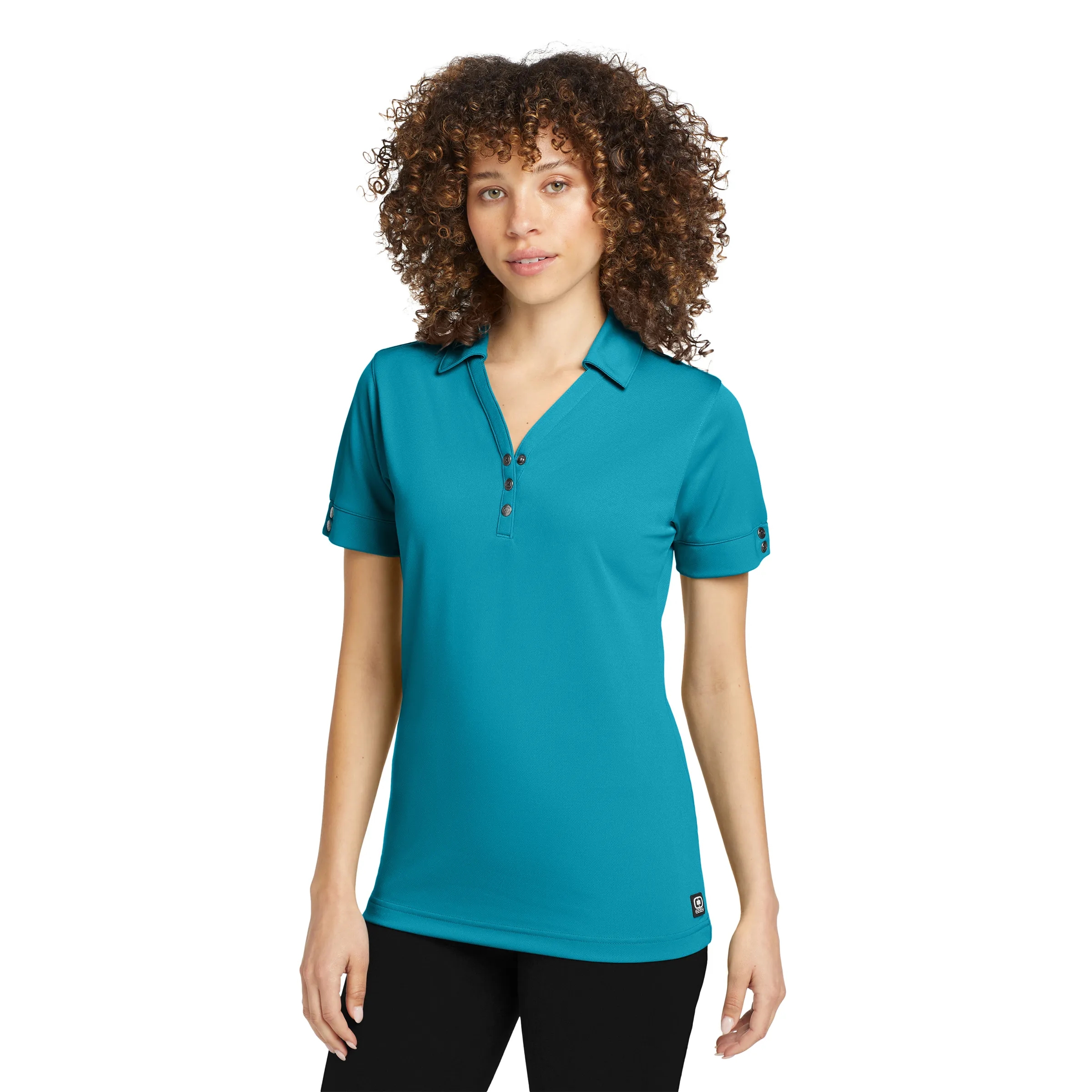 OGIO(R) - LADIES GLAM EMBLEM POLO 8
