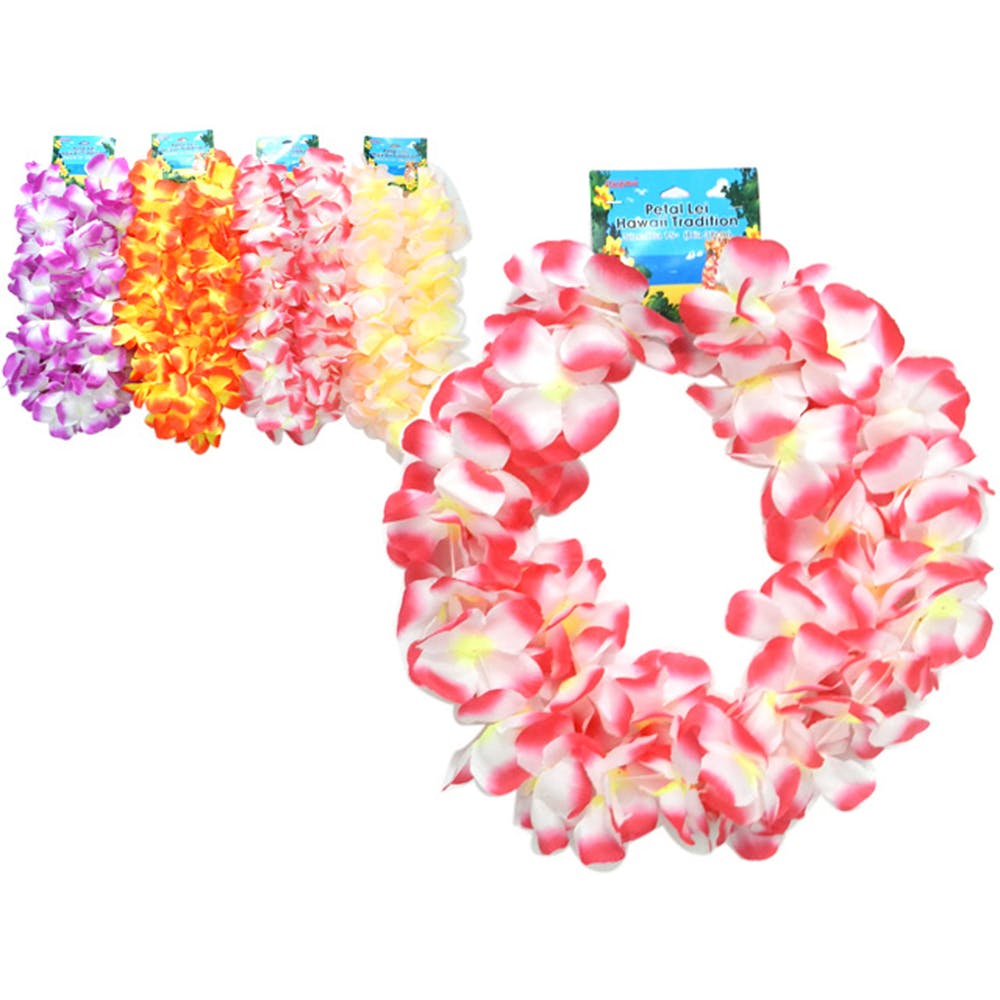 Hawaiian Party Leis - 15" Polyester 2
