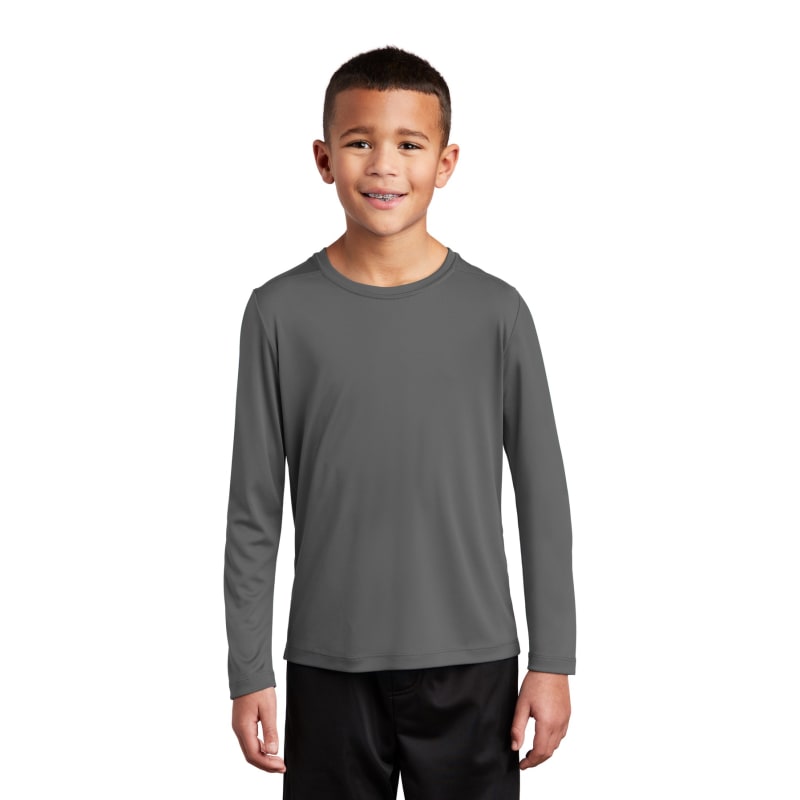 Sport-Tek Youth Posi-UV Pro Long Sleeve Tee. 14