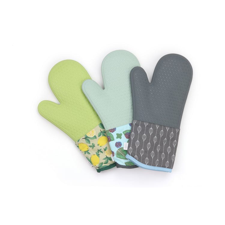 Silicone Oven Mitts - 3 Styles 2