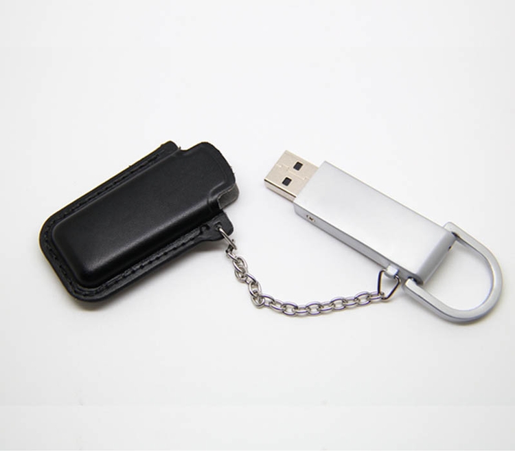 Leather Keyring USB Flash Drive 4