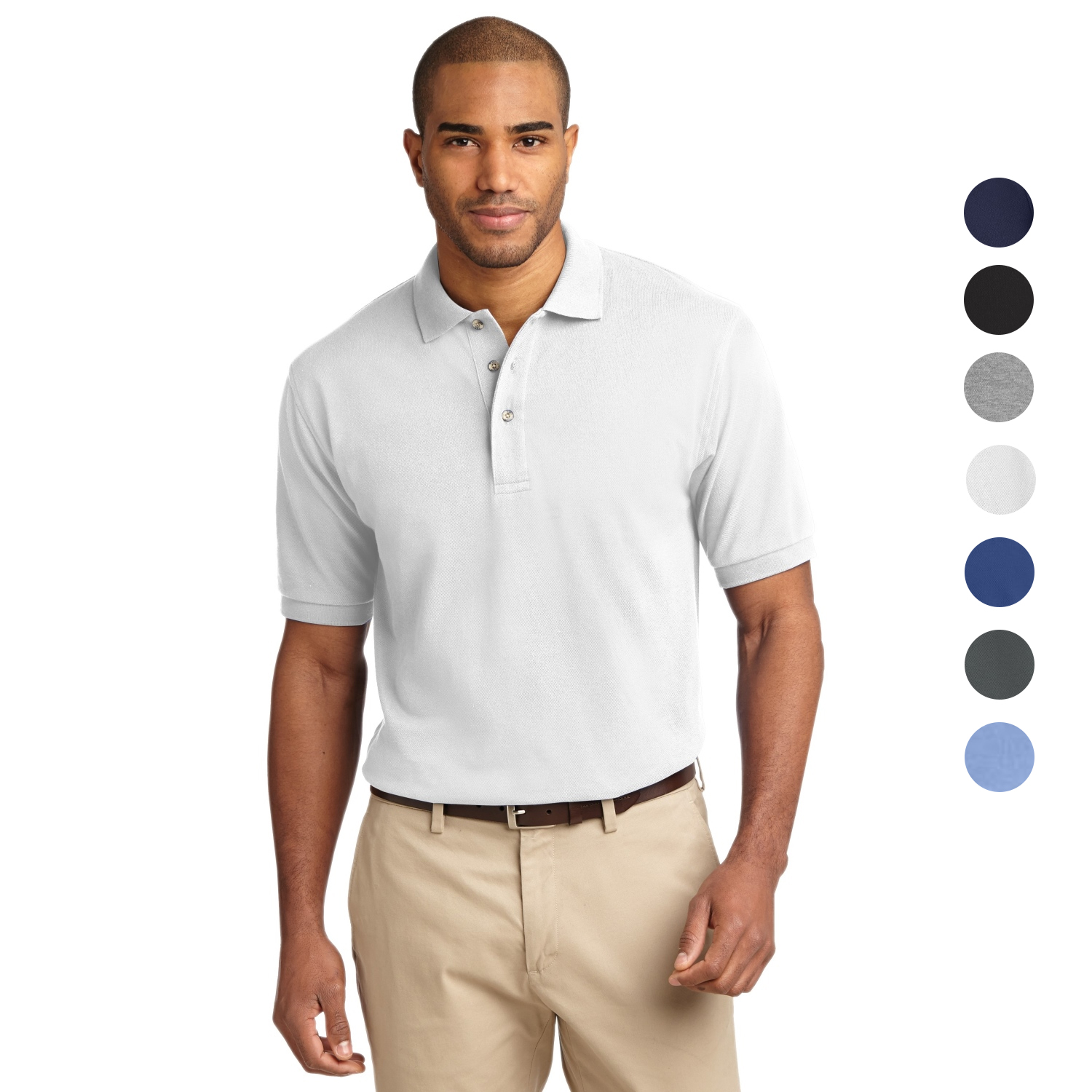 Port Authority Tall Heavyweight Cotton Pique Polo 7 oz. 5