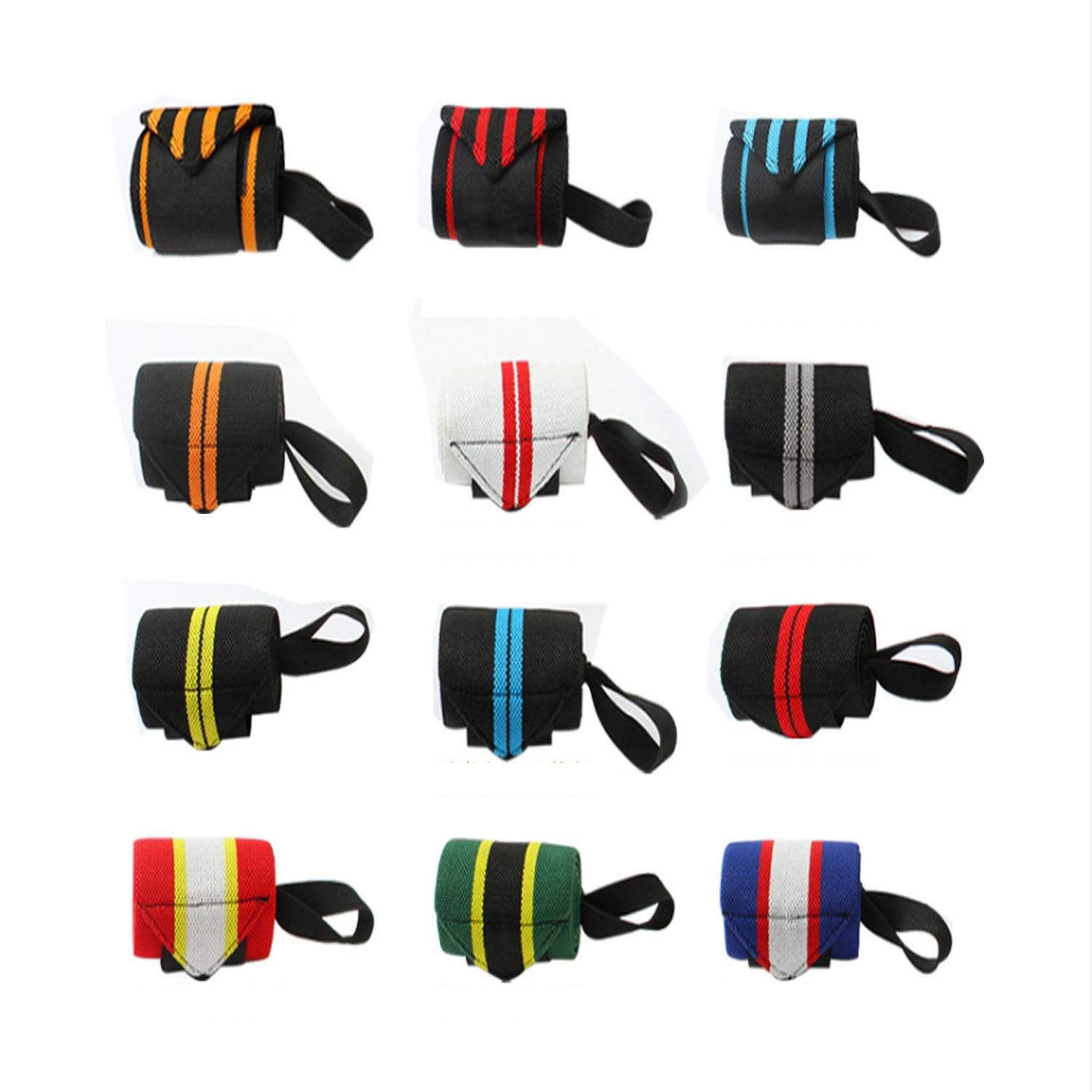 Custom Adjustable Wrist Stripe Pattern Support Straps 1