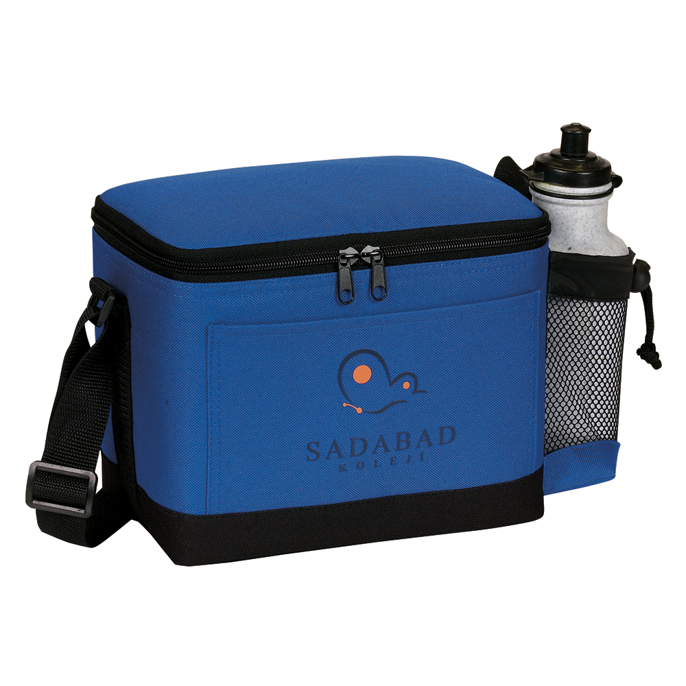 Insulated 6 Pack Cooler with Bottle Holder 5