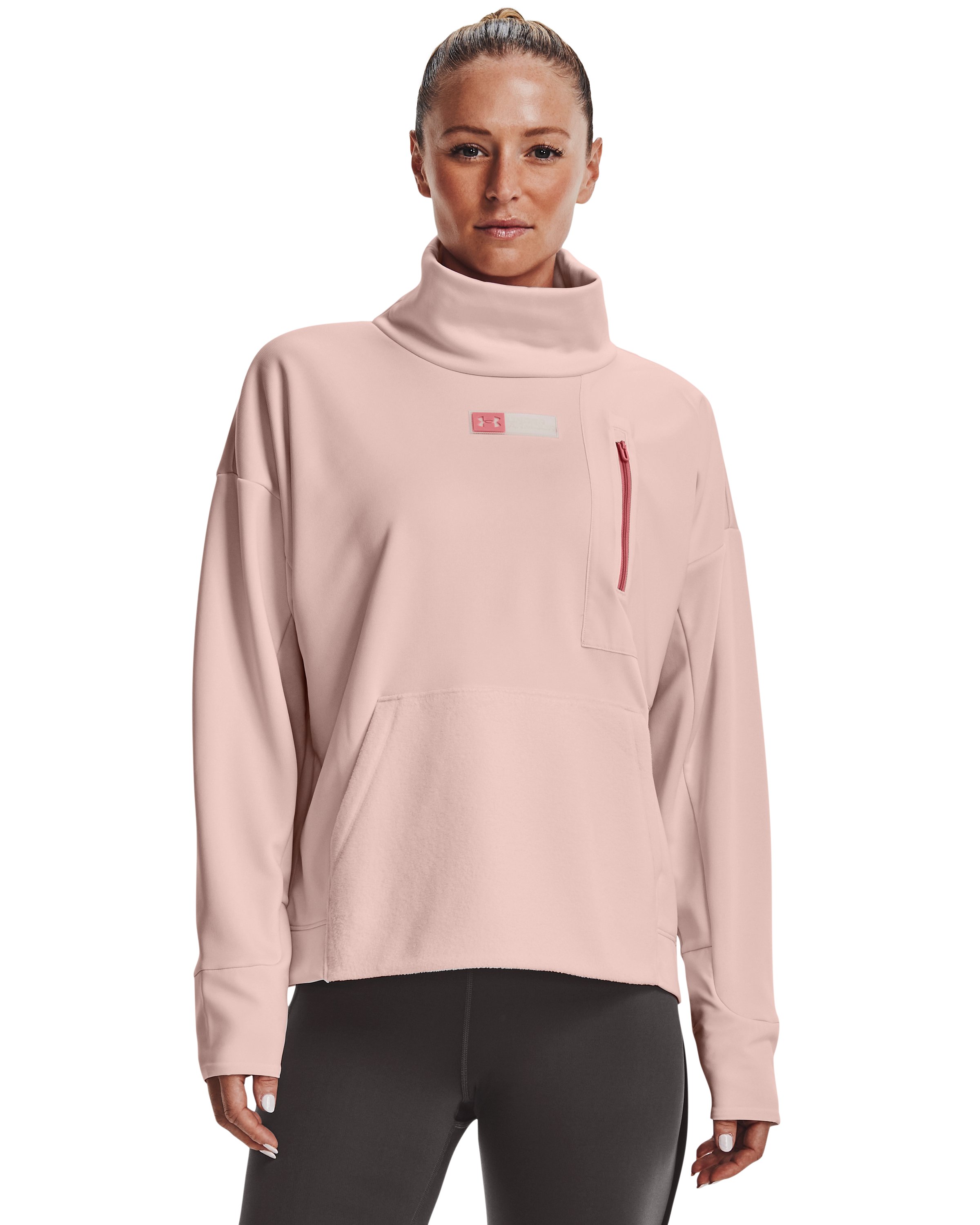 Women's UA Armour Plus Mock Long Sleeve 2