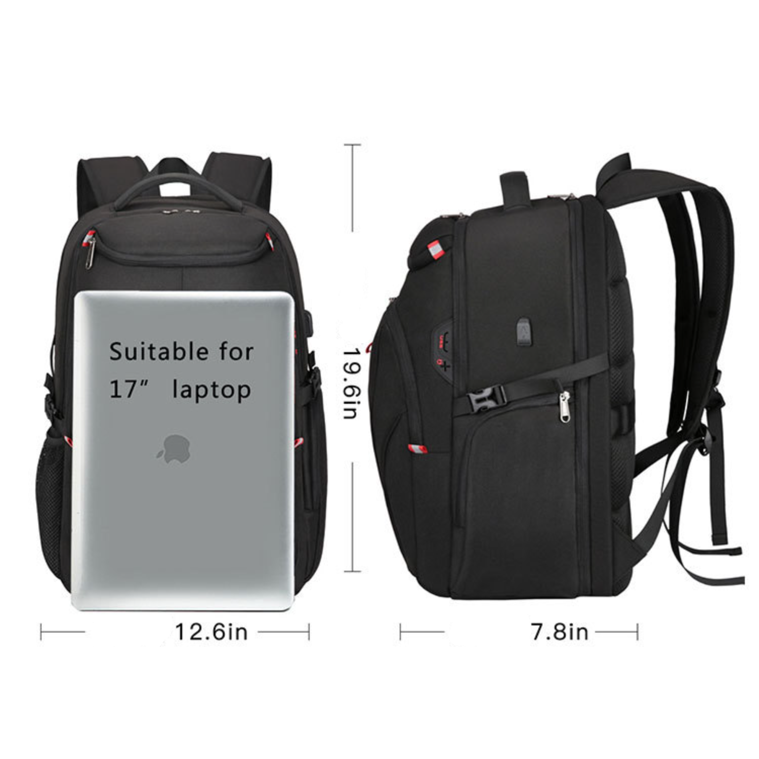 Waterproof Multifunctional Large Laptop Backpack 5