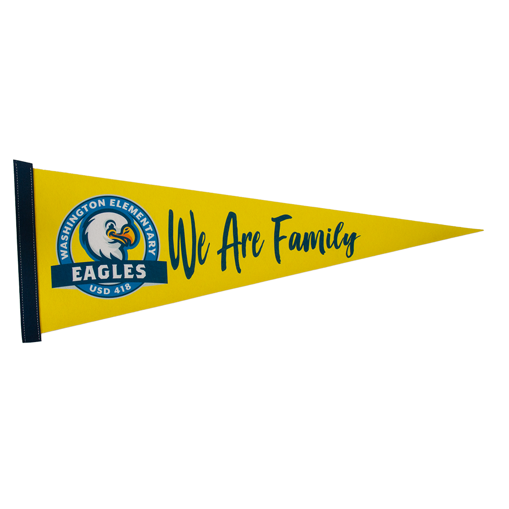 9" x 24" Full Color Felt Pennant 13
