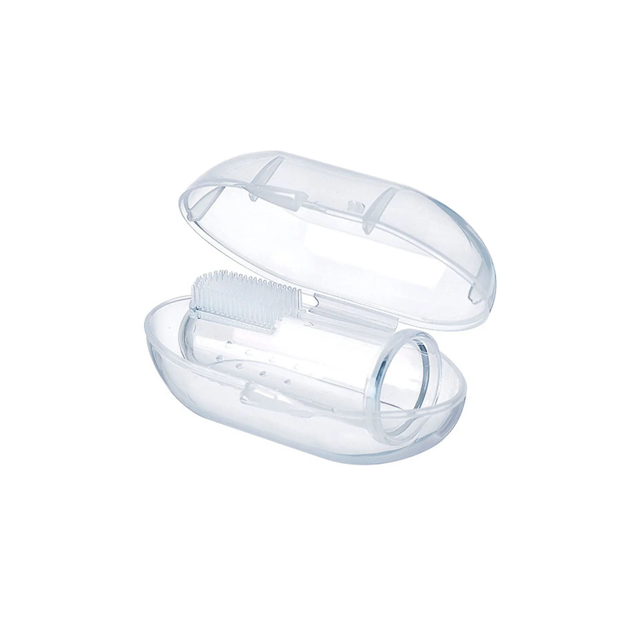 FDA Silicone Baby Finger Teethbrush With Case 4