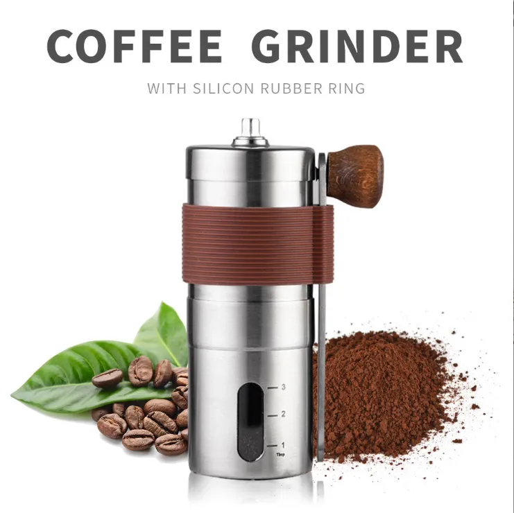 Manual Coffee Bean Grinder with Titanium Burrs 1