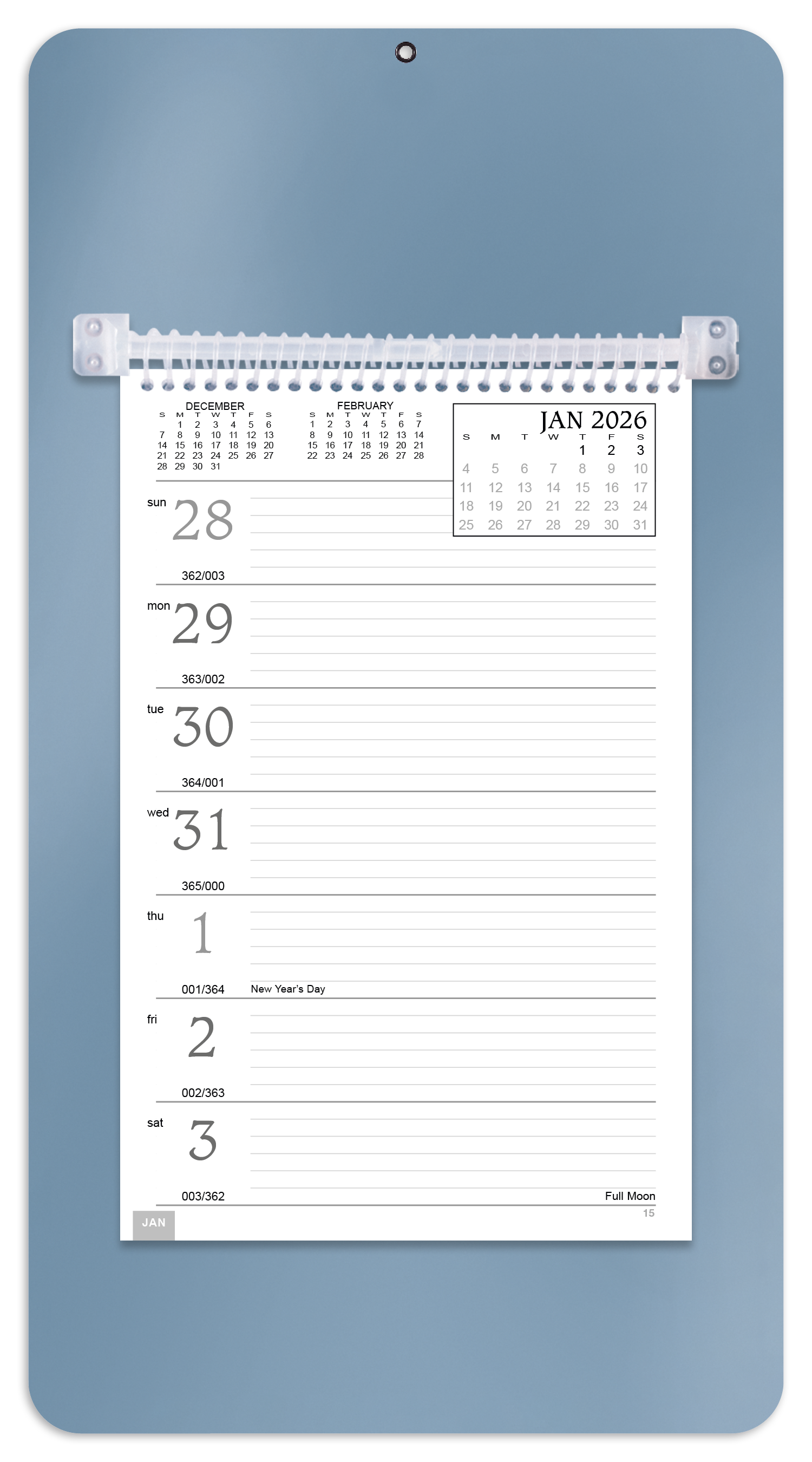 Triumph® Calendars Weekly Memo Calendar 58