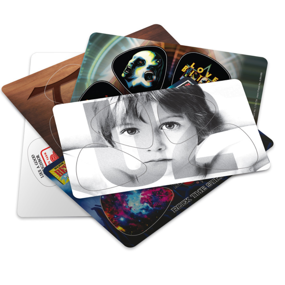 Guitar Pik Card (4 Medium Weight Guitar Picks) 3