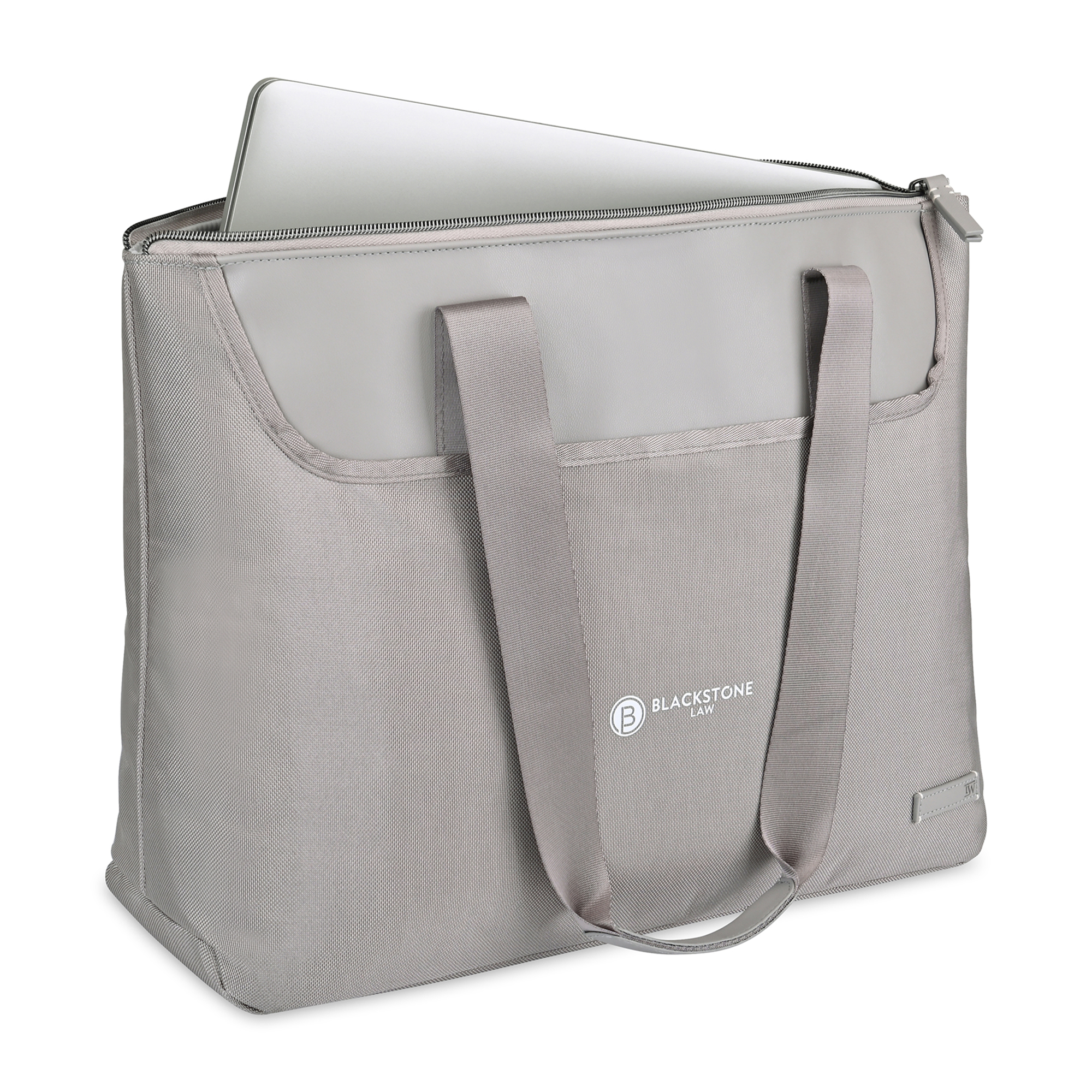 Travis & Wells® Lennox Recycled Nylon Laptop Tote 21