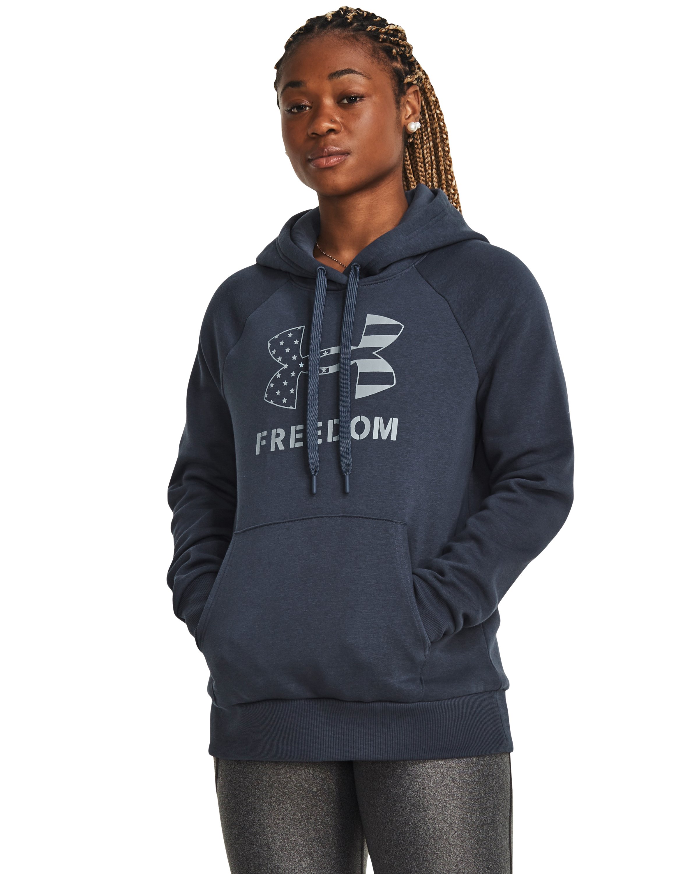 Women's UA Freedom Rival Fleece Logo Hoodie 1
