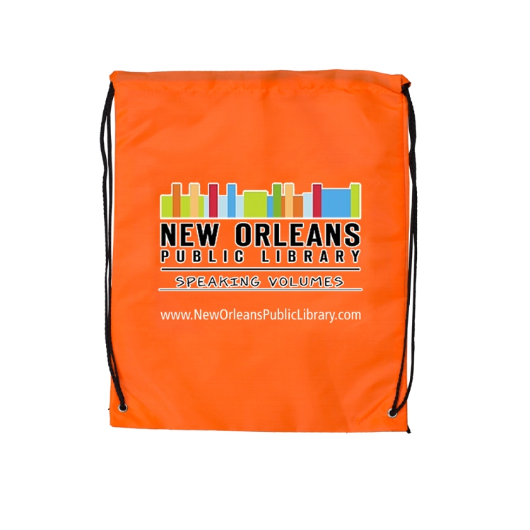 14-1/2"W x 17-1/2" H - 210D Polyester Drawstring Cinch Pack Backpack 22