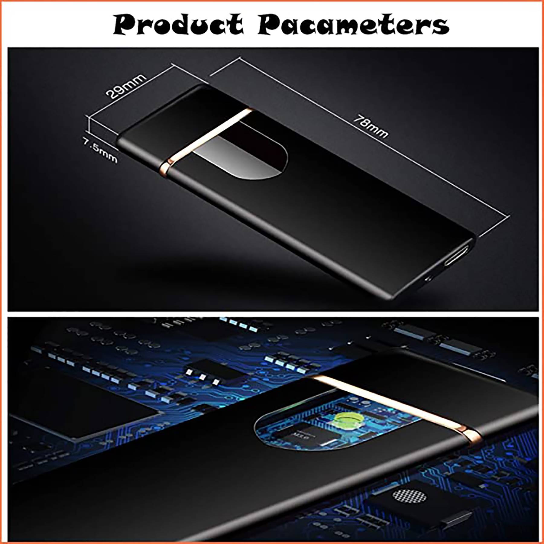Touch Induction Cigarette Lighter 6