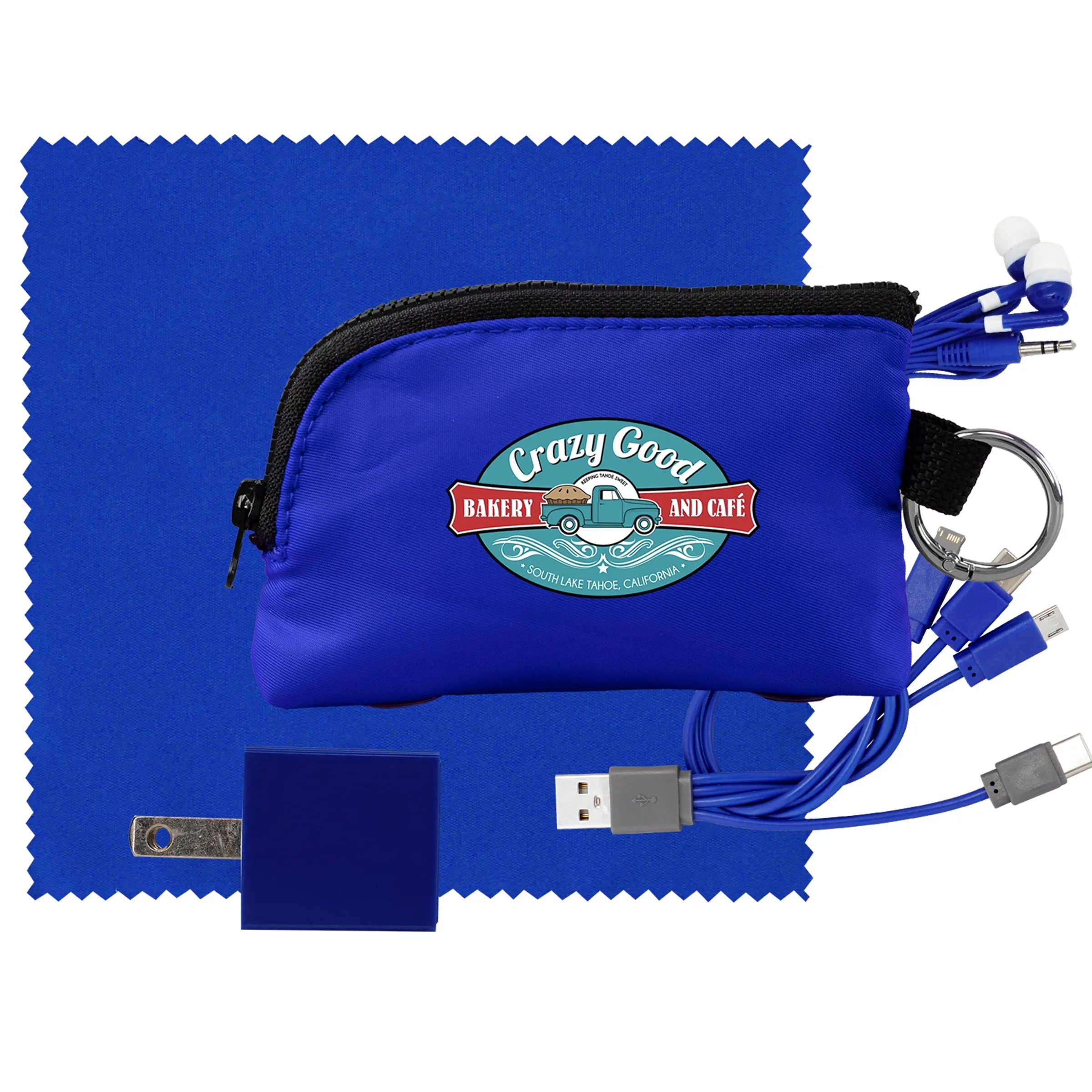 Zip Around Cable, Cloth, Wall & Ear Bud Kit 11