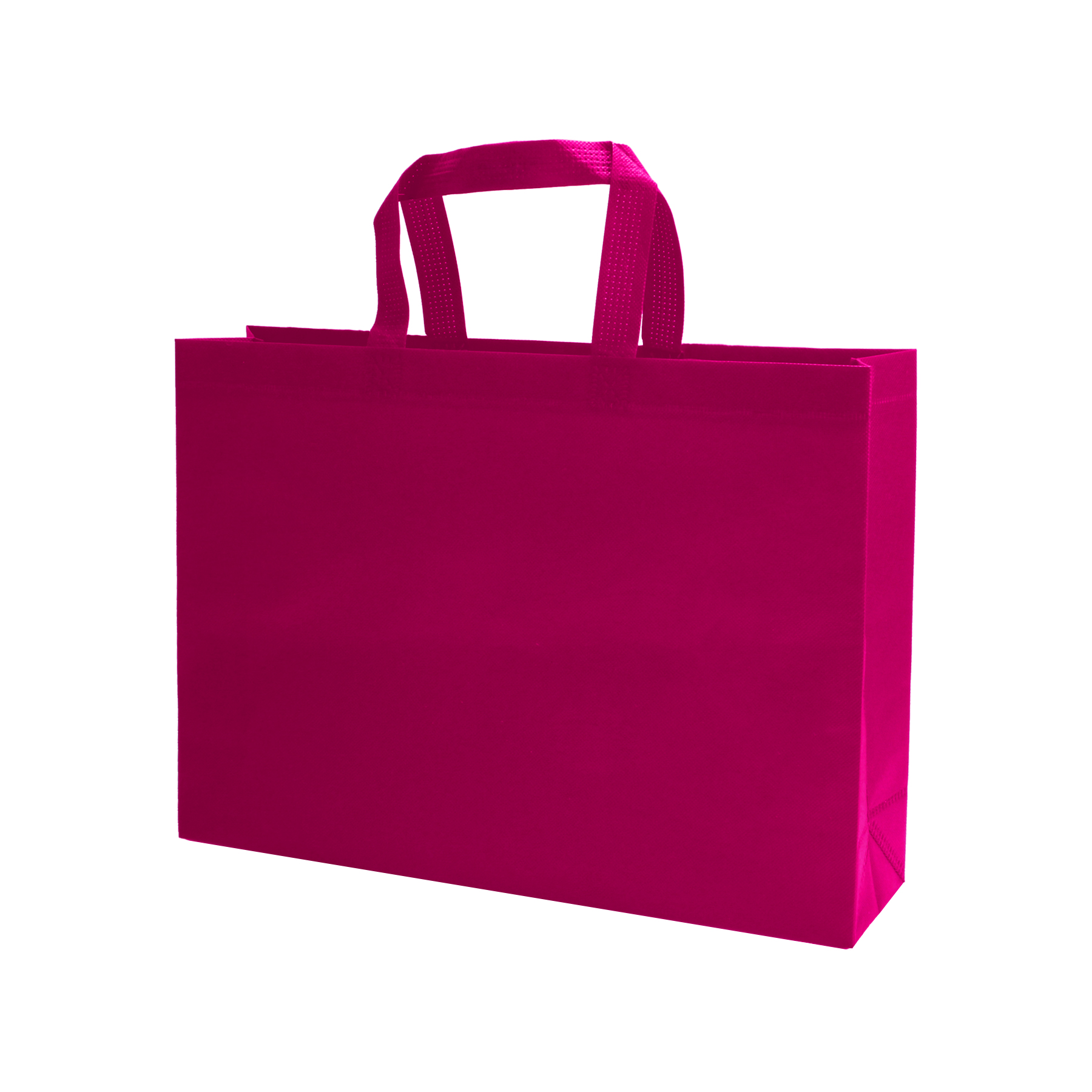 Heat Sealed Non-Woven Shopping Tote Bag(16''X12''X4'') 4