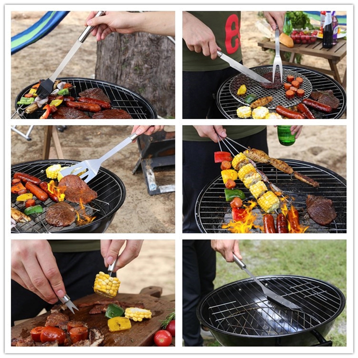 9 Pcs Bbq Grill Set 2