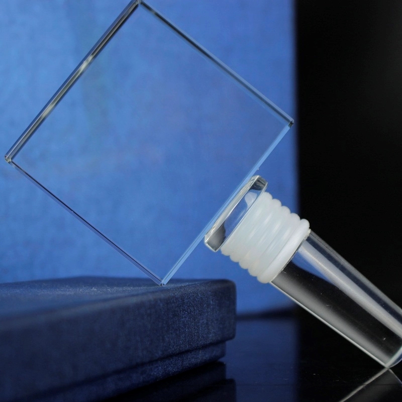 3D Crystal Wine Bottle Stopper - Rectangle 6