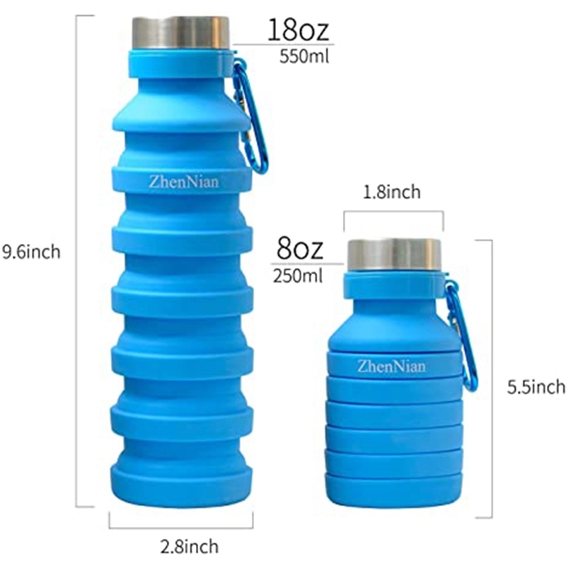 Silicone Folding Camping Cup Foldable Water Bottle 9
