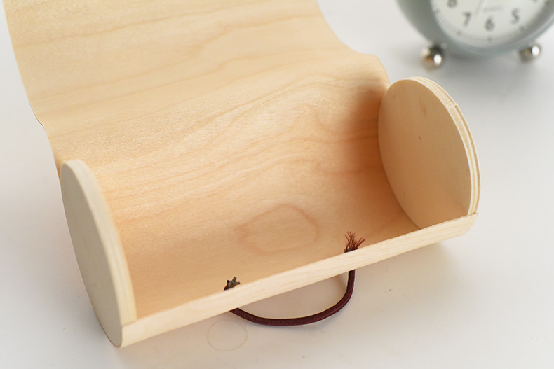 Wooden Round Bark Gift Storage Box 7