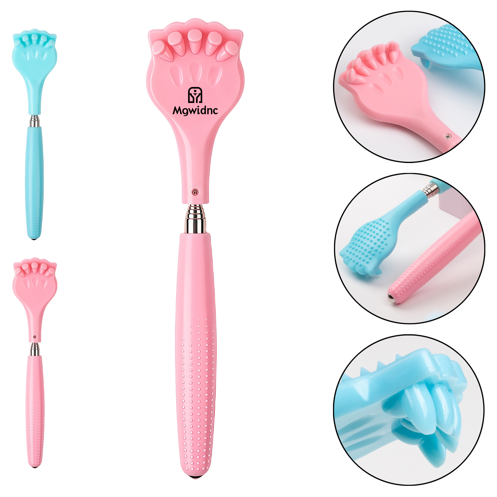 Cat Paw Back Scratcher with 5-Section Telescopic Handle