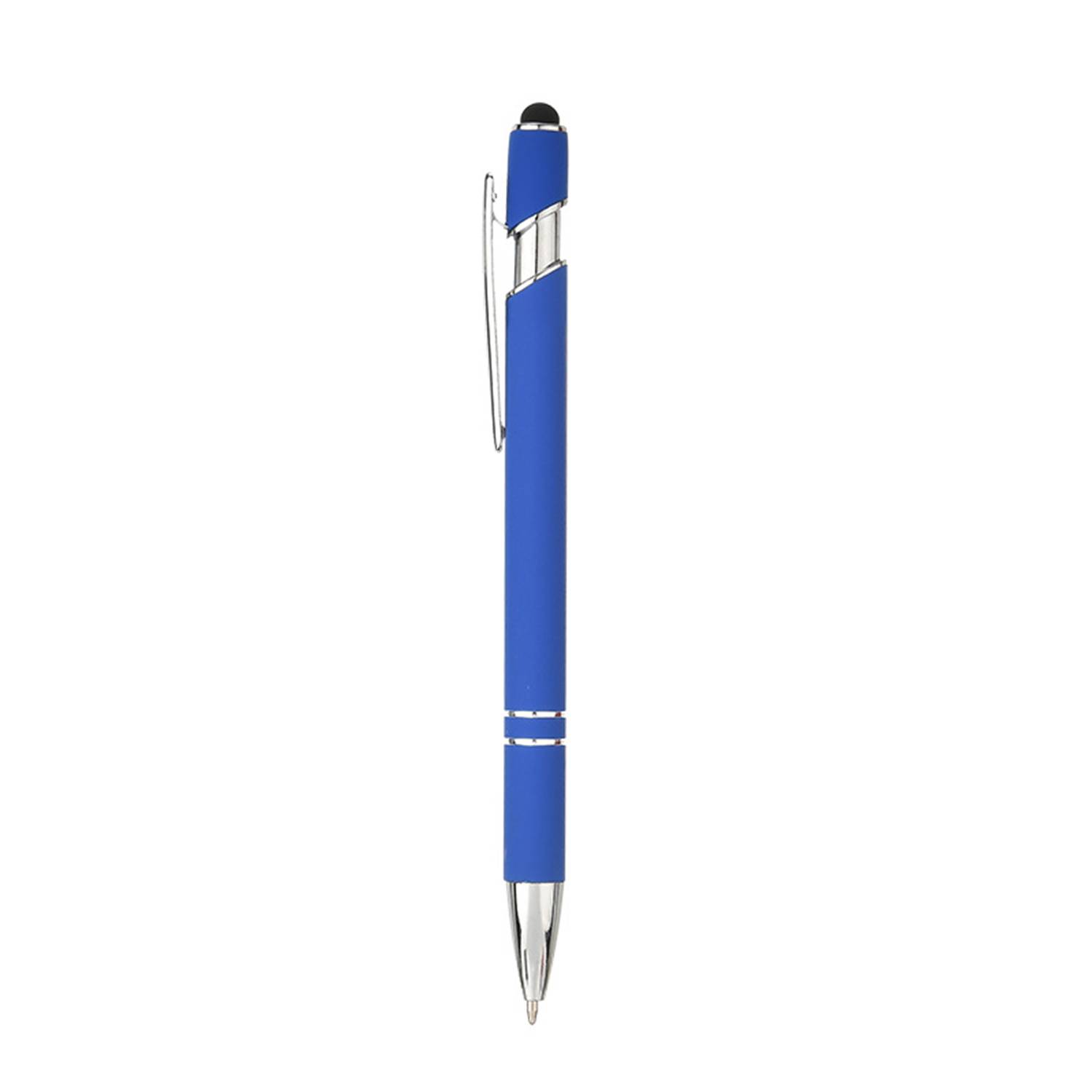 Retractable Aluminum Ballpoint Pen w/ Stylus 11