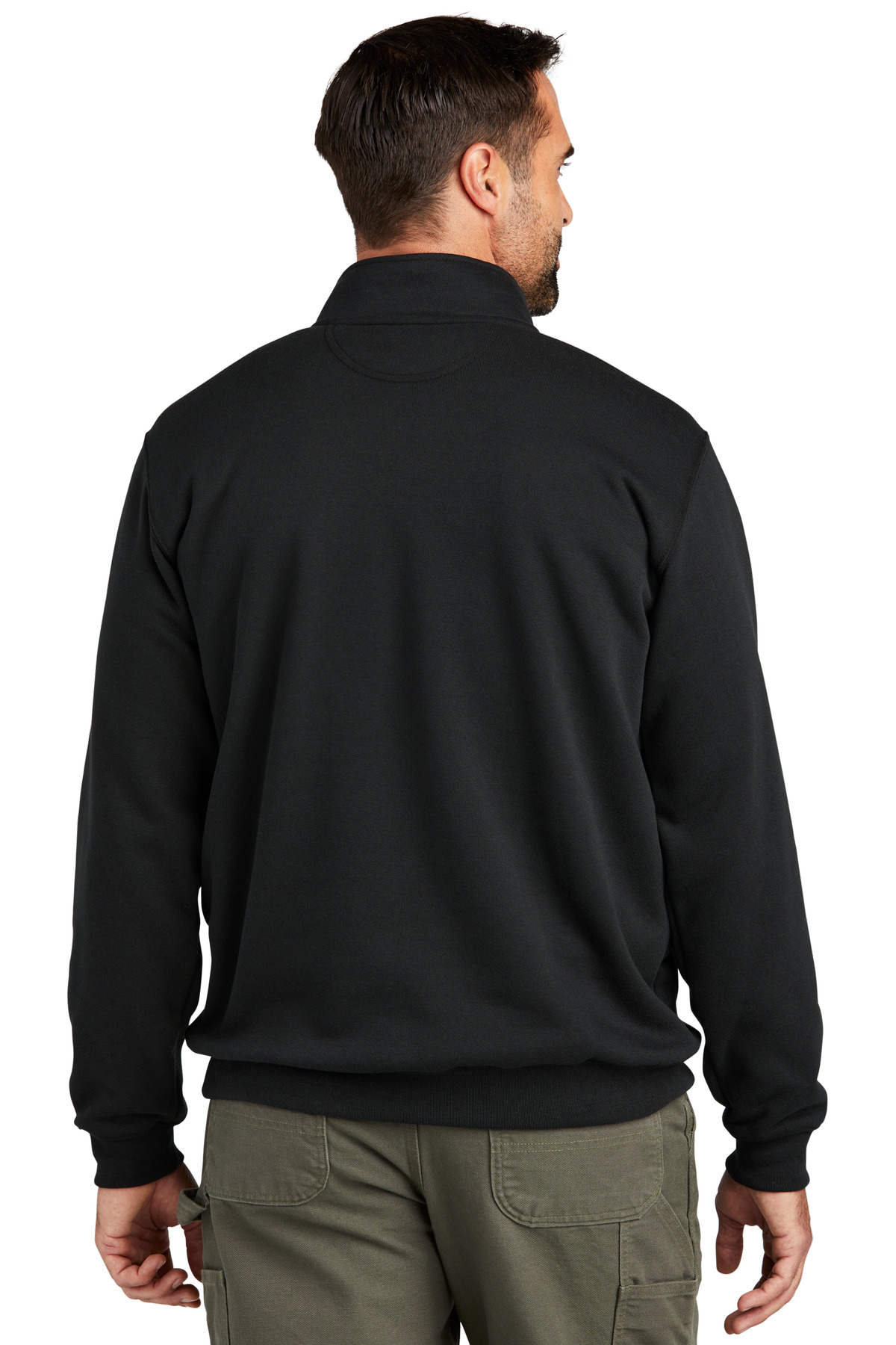 Carhartt Midweight 1/4-Zip Mock Neck Sweatshirt CT105294, custom hoodie or sweatshirt with logo imprint 18