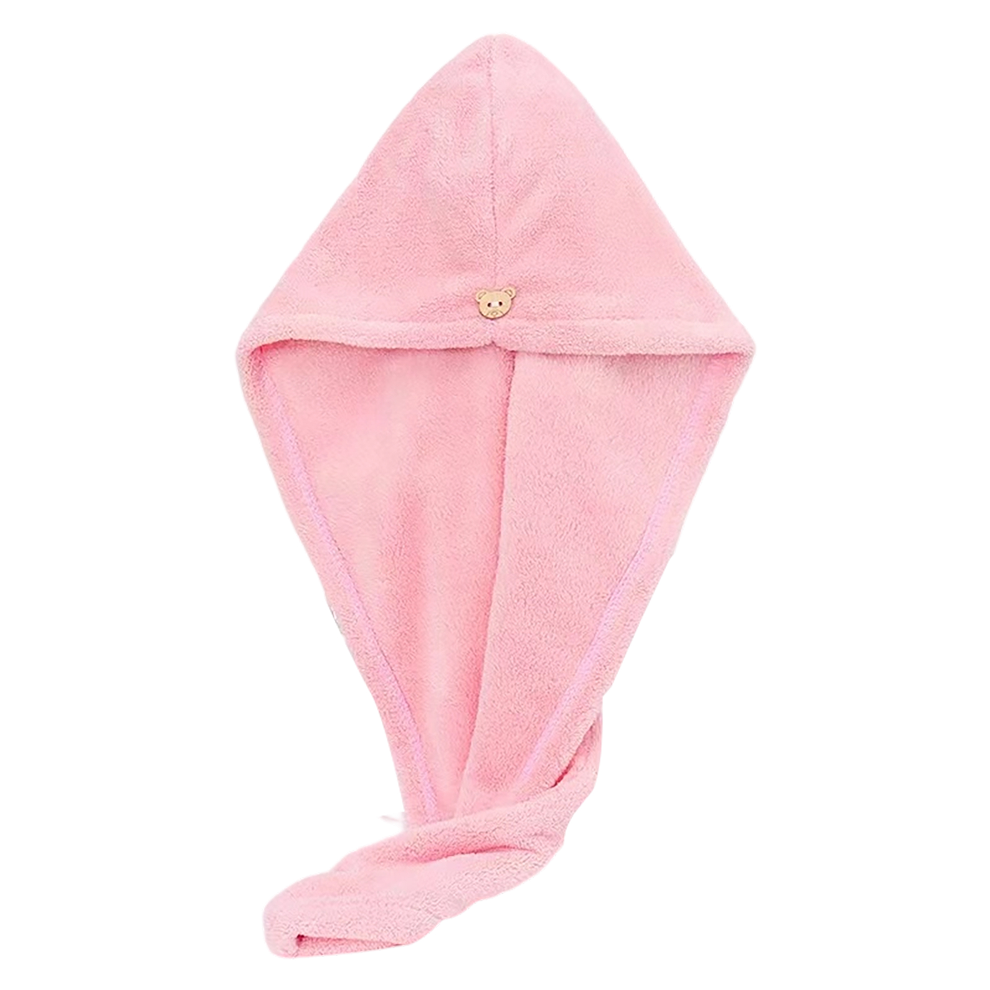 Microfiber Hair Wrap Quick Drying Towel With Button Loop 4