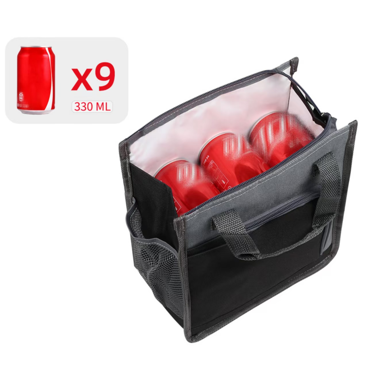 Portable Insulated Thermal Cooler Lunch Bag 4