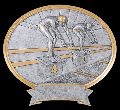 Swimming Male Legend Plate 2