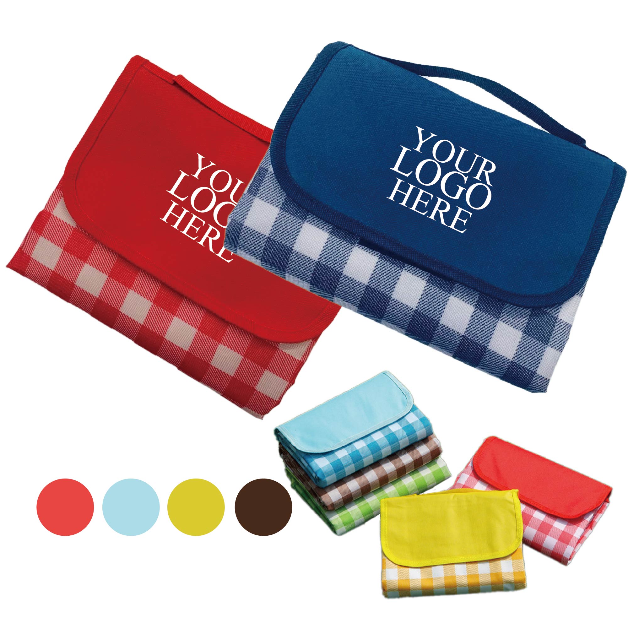 Roll-Up Picnic Mat with Waterproof Coating 2