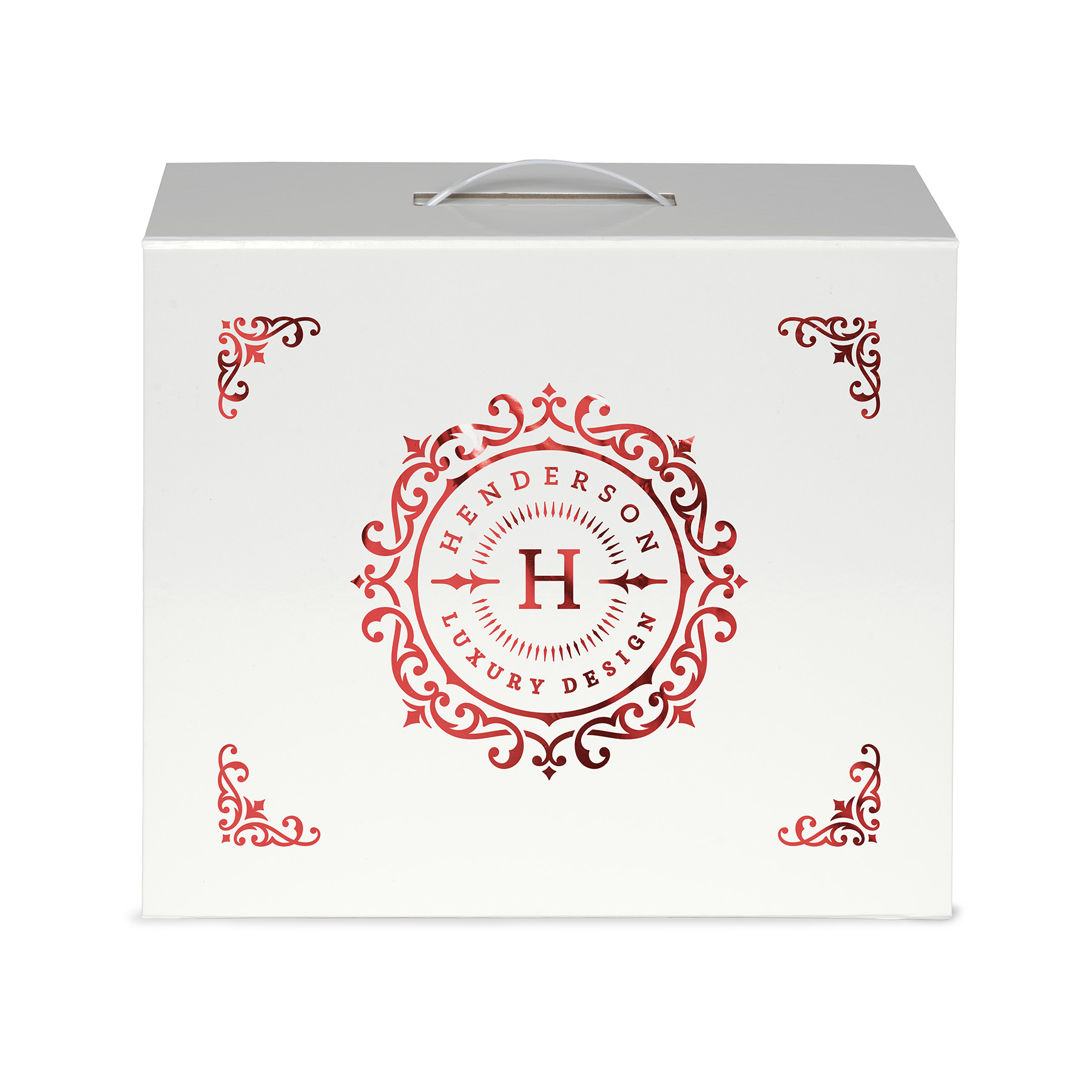 Shelly - Magnetic Gift Box with Handle - Foil Print 22