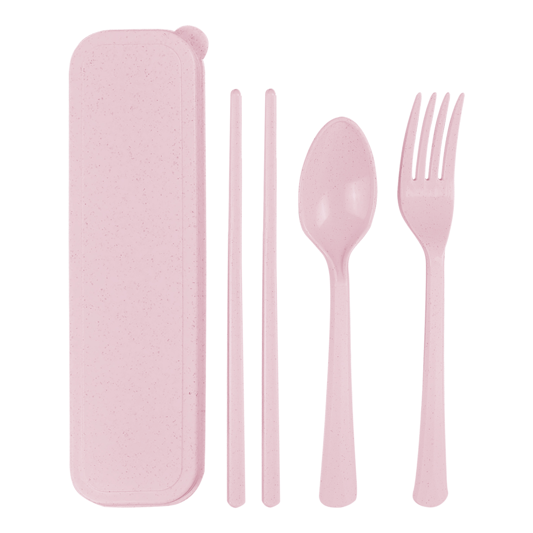 Portable Wheat Straw Tableware 3-Piece Set 4