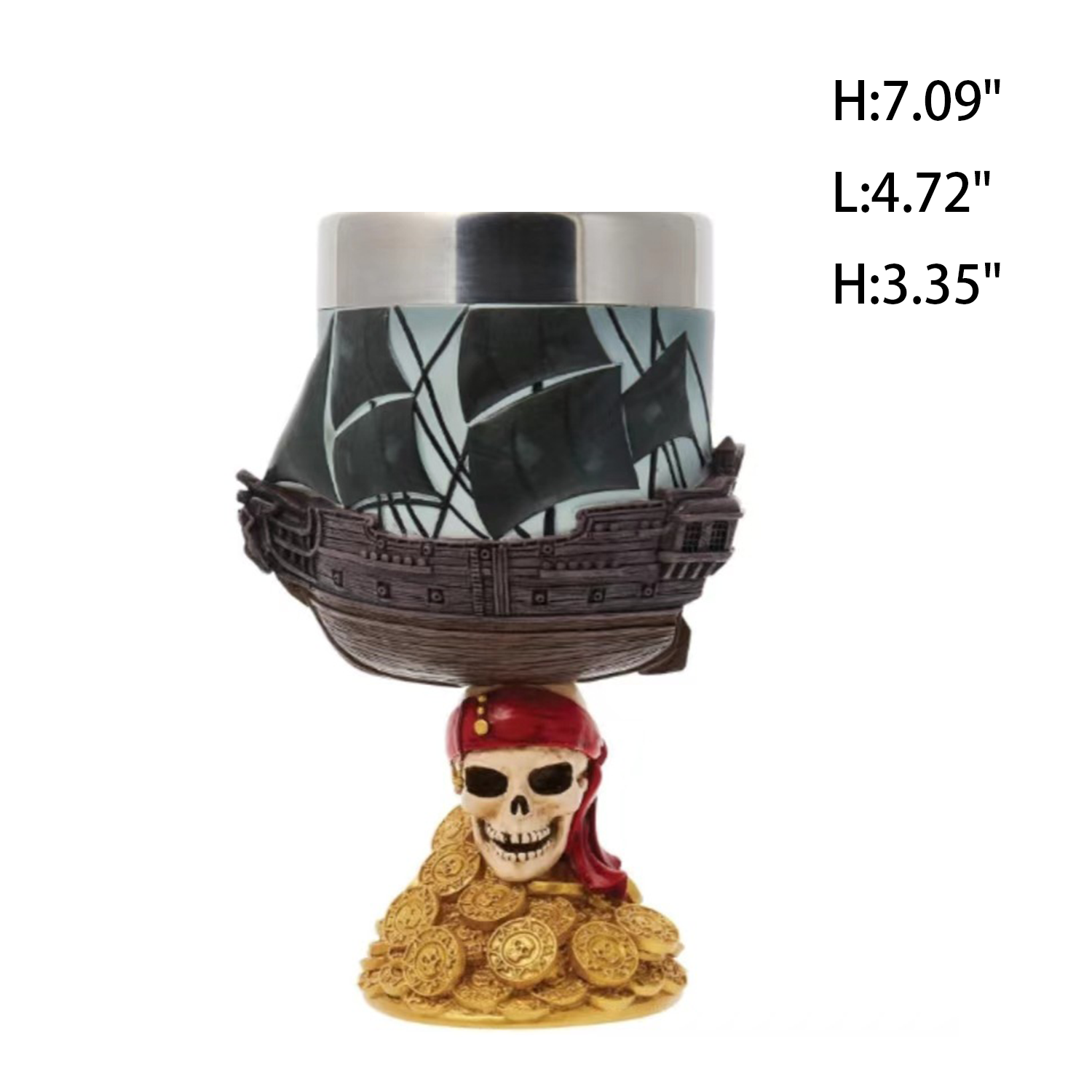 Pirate Ship Goblets 3