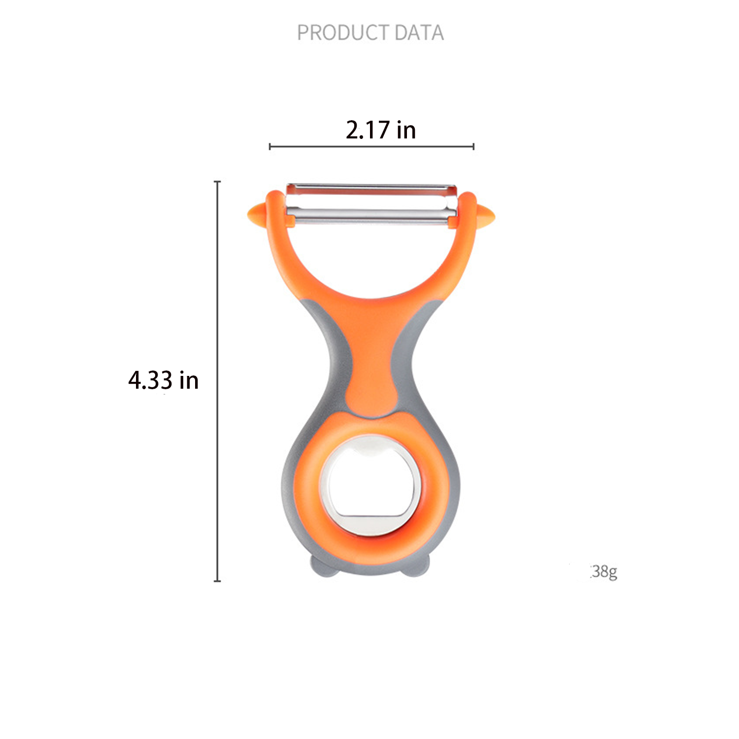 2 in 1 Fruit Peeler with Opener 5