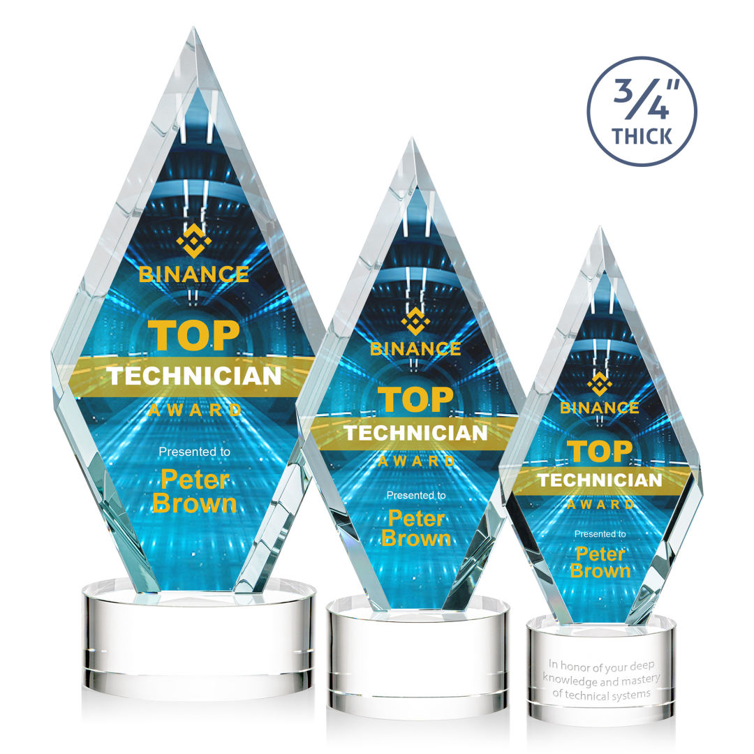 Richmond VividPrint™ Award on Marvel - Clear 11