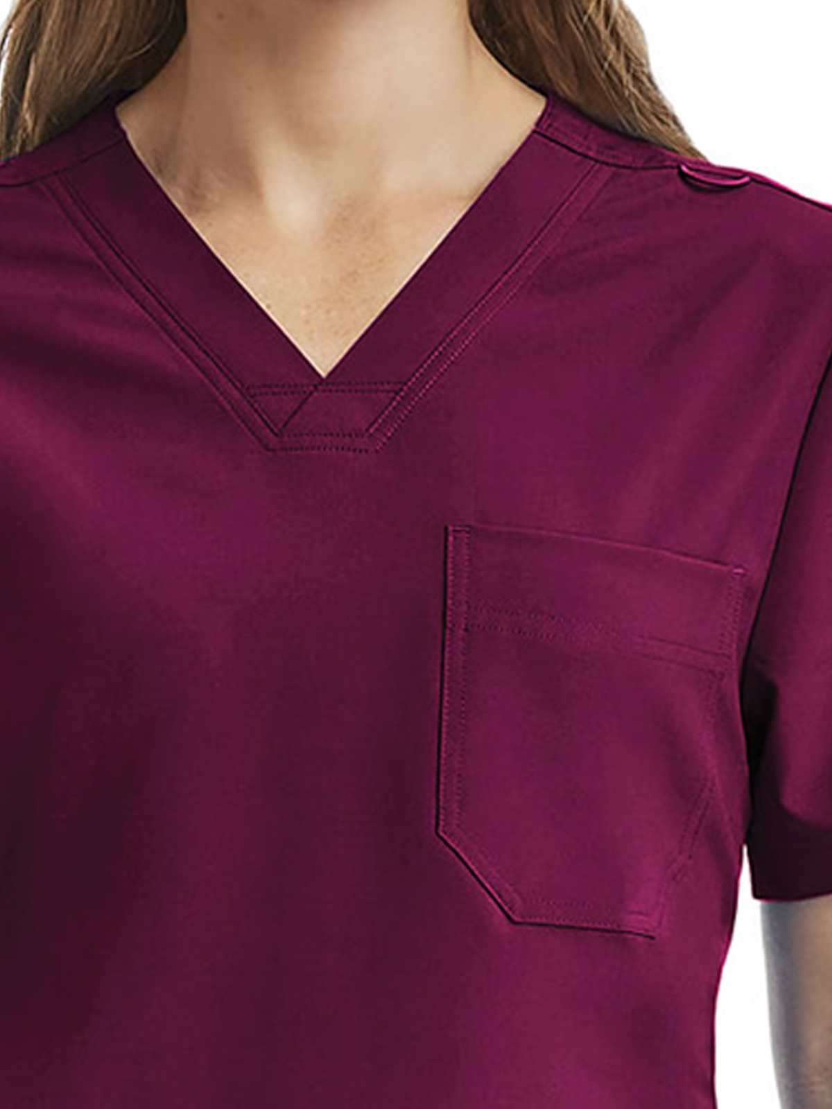 ScrubJoy Fit-4-All - Unisex Three-Pocket V-Neck Top 18